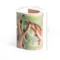 Image 2 of Applique Racines tons vert et rose