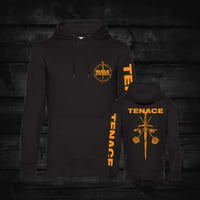 Sweat Hoodie Tenace  Noir / Orange