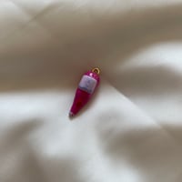 Pink Bubbles charm 