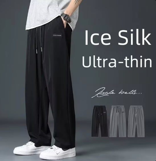 Image of Loose Straight-leg Casual Pants 