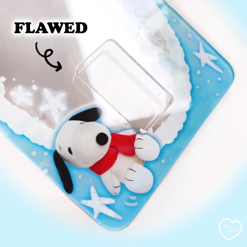 Snoopy Plush Double Sided Acrylic Photocard Holder