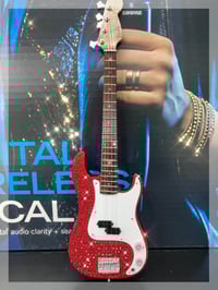 Image 4 of Miniature Replica Crystallised Fender Guitars 