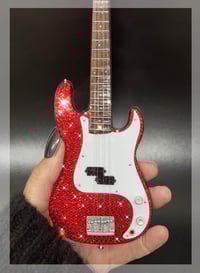 Image 9 of Miniature Replica Crystallised Fender Guitars 