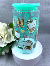 Image 3 of Hello Chavito 16oz ombre glass can tumbler 