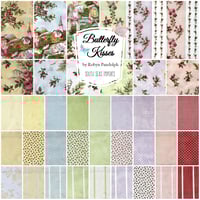 Image 1 of BUTTERFLY KISSES-10" squares*-RARE OOP Robyn Pandolph-40pc/pk-South Seas Imports