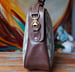 Image of Vtg. Gucci Brown Monogram Hand/Shoulder Bag
