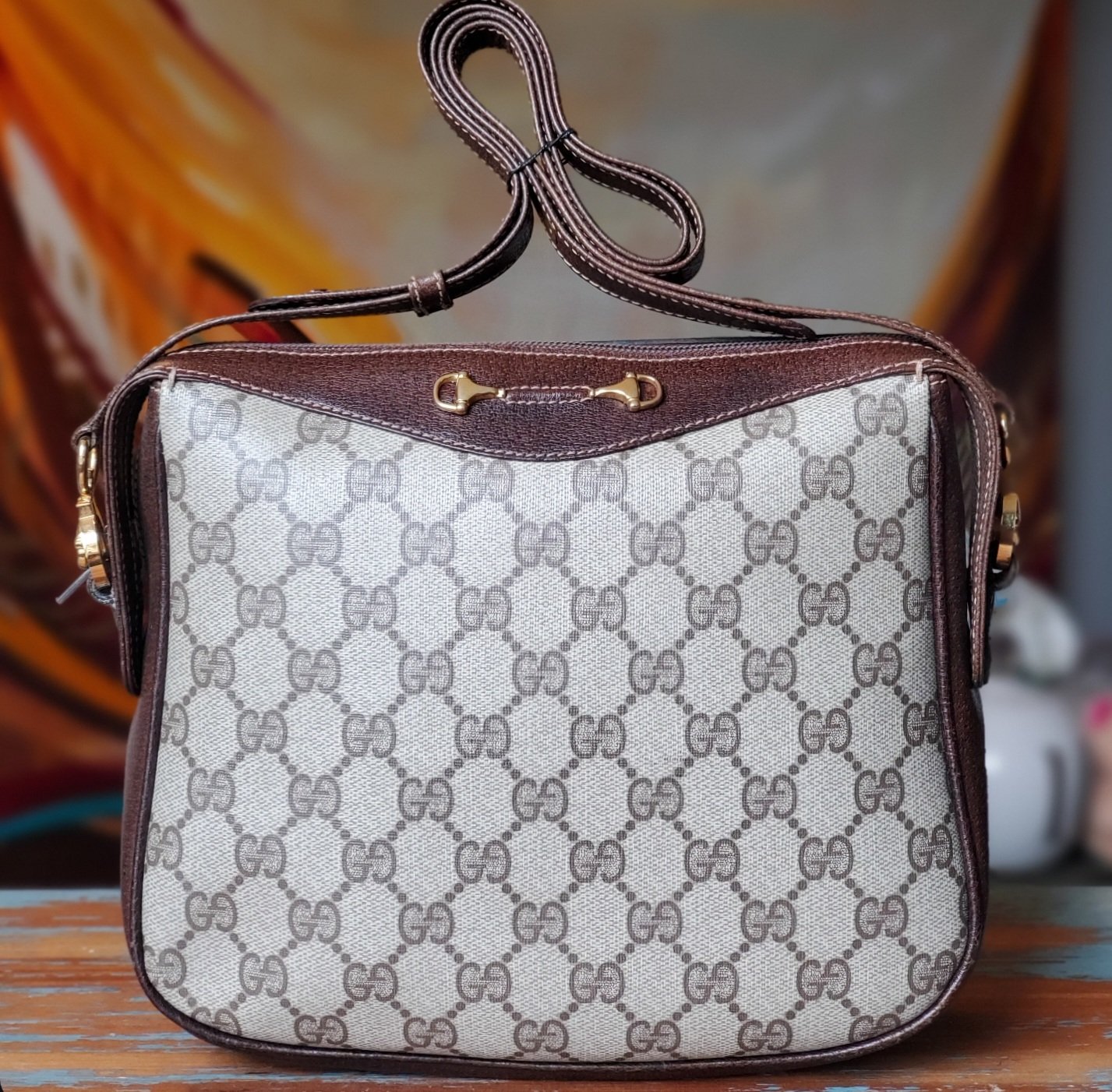 Gucci monogram shoulder bag online