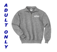 Quarterzip - Grey with school logo