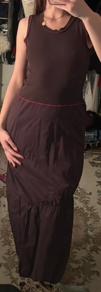 Image 7 of cop copine maxi cargo dress