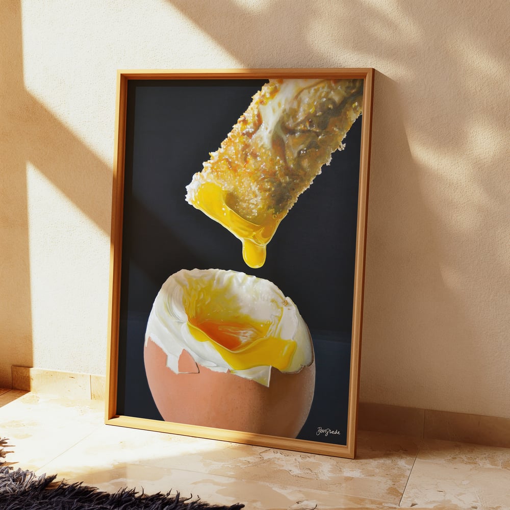 Egg & Soldier Print