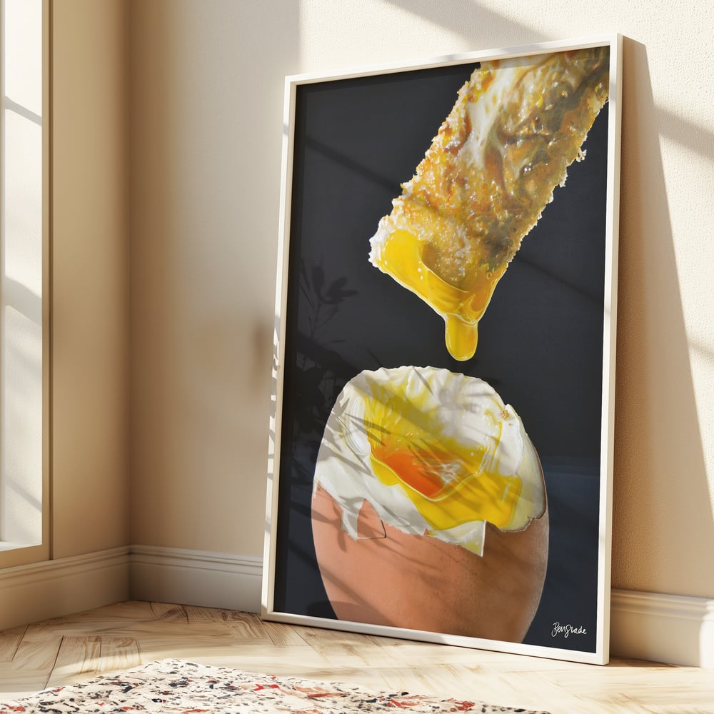 Egg & Soldier Print
