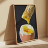 Egg & Soldier Print