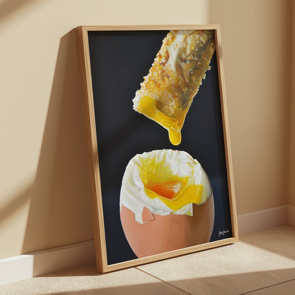 Egg & Soldier Print