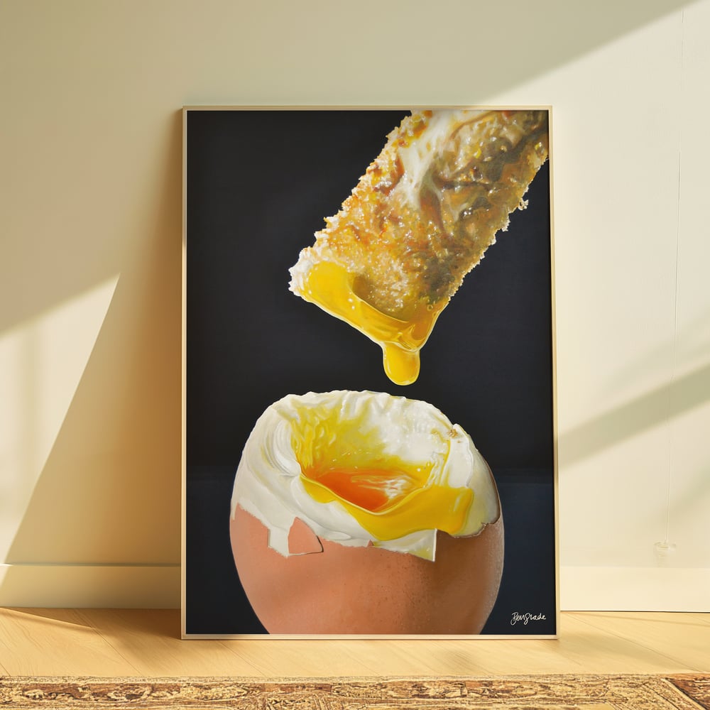 Egg & Soldier Print