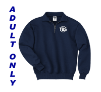 Quarterzip - Navy with TBS logo