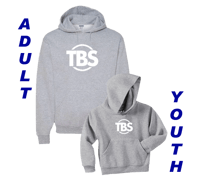 Pullover Hoodie - Grey with TBS logo