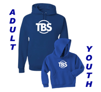 Pullover Hoodie - Royal with TBS logo