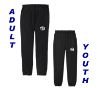 Fleece Sweatpants - Black with TBS logo