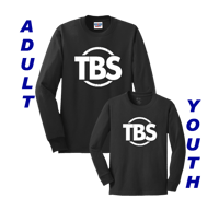 Long Sleeve Tee - Black with TBS logo