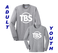 Long Sleeve Tee - Grey with TBS logo