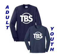 Long Sleeve Tee - Navy with TBS logo