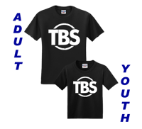 Short Sleeve Tee - Black with TBS logo