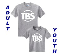 Short Sleeve Tee - Grey with TBS logo