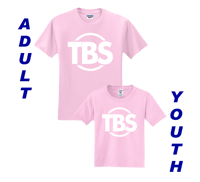 Short Sleeve Tee - Pink with TBS logo