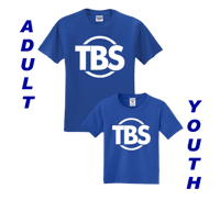 Short Sleeve Tee - Royal with TBS logo