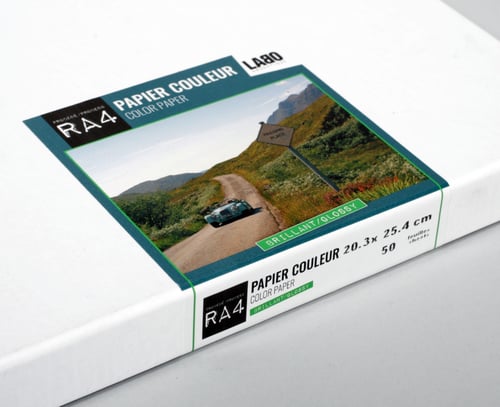 Image of Fuji RA-4 color paper cut sheets (4X5 8X10 24X30.5cm) 