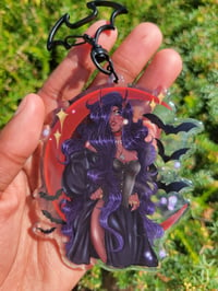 Goth Girl Keychain