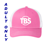 Snapback Trucker Cap - Pink with TBS logo