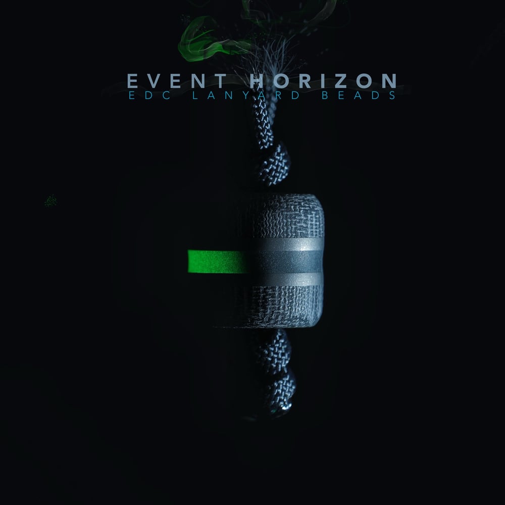Event Horizon EDC lanyard bead (GLOW)