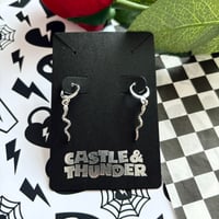 Image 3 of WILLOW - Snake Huggie Hoops