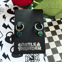Image 3 of JEN - Alien Huggie Hoops