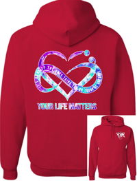 Image 3 of Your Life Matters September Awareness Hoodie