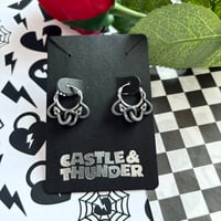 Image 3 of LAUREN - Snake Huggie Hoops