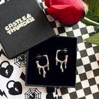 Image 2 of LAURA - Drippy Hoop Earrings