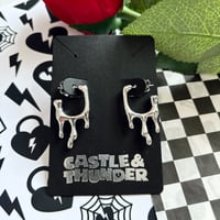 Image 3 of LAURA - Drippy Hoop Earrings