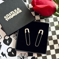 Image 2 of LACEY - Safety Pin Earrings