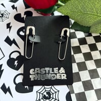 Image 3 of LACEY - Safety Pin Earrings
