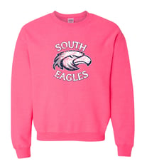 SJES Youth/Adult Bright Pink Crew Neck Sweatshirt 