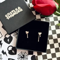 Image 2 of SUZY - Heart Stud Earrings