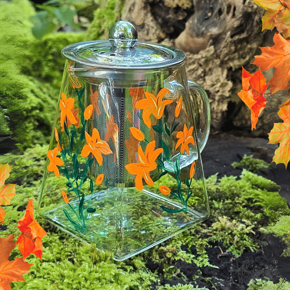 Image of Tiger Lily - infuser teapot 
