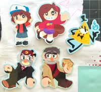 Image 1 of Gravity Falls Stickers // 3"