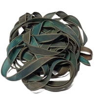 Image 3 of 1PC. SAFARI 42" hand dyed wrist wrap bracelet silk ribbon by COLOR KISSED SILK