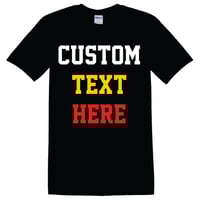 Multicolor Design Custom T-Shirt 
