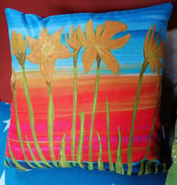 Daffodils cushion 