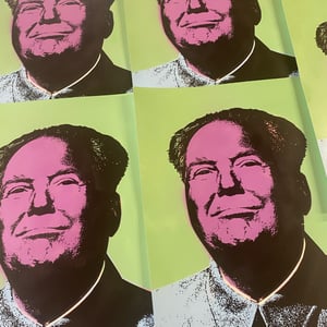 Image of Mao Trump - Purple w/ Green Background