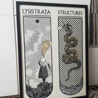 Image of LYSISTRATA / STRUCTURES gigposters La Roche / Yon 2024